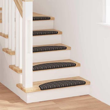 vidaXL Zelfklevende trapmatten 15 st 65 x 21 x 4 cm Non-Slip, Doe-het-zelf en Bouw, Ladders en Trappen, Verzenden, Nieuw