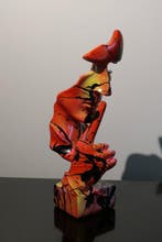 RichART - Sculpture Homme qui dit chut (ou Silence) -