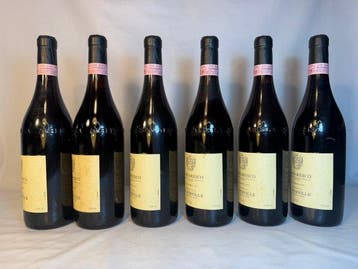 1990 De Forville - Barbaresco - 6 Flessen (0.75 liter), Verzamelen, Nieuw