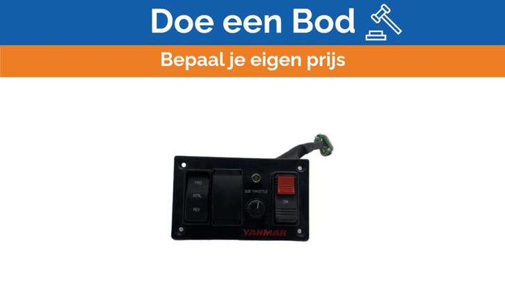 Bieden: Yanmar SUB engine control panel, Watersport en Boten, Bootonderdelen, Ophalen of Verzenden