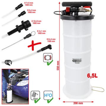 KS Tools vacuüm olieafzuigpomp 6,5 liter, Auto diversen, Autogereedschap, Verzenden, Nieuw