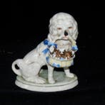 Sculpture, Een paar antieke beeldjes van hondjes, Antiquités & Art