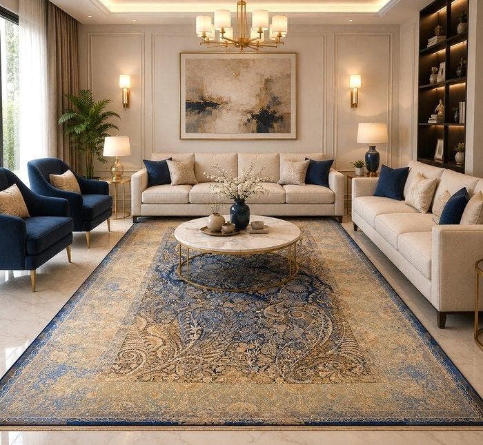 Deluxe Nain Silk - Haute densité - Tapis - 225 cm - 150 cm -, Huis en Inrichting, Stoffering | Tapijten en Vloerkleden