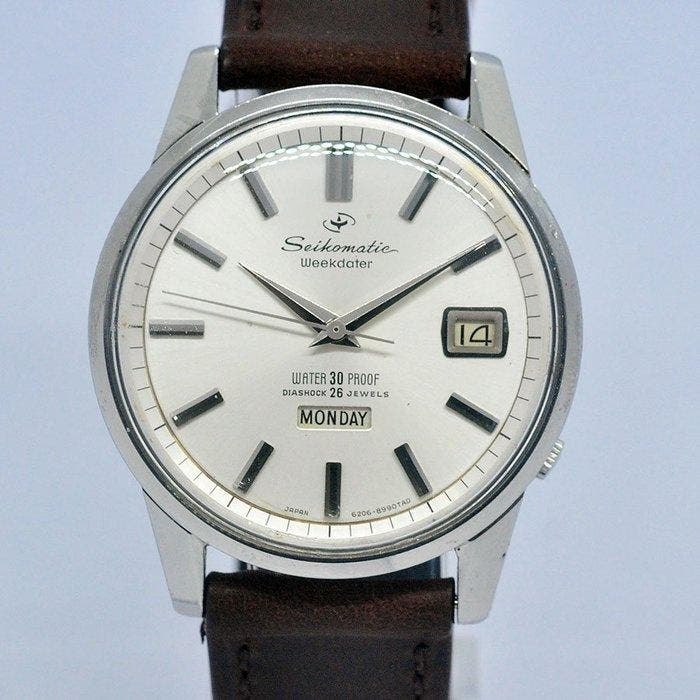 Seiko - SEIKOMATIC WEEKDATER - Zonder minimumprijs -, Bijoux, Sacs & Beauté, Montres | Anciennes | Antiquités