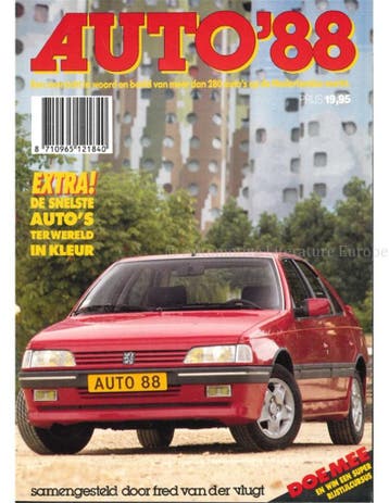 1988 AUTO JAARBOEK NEDERLANDS, Boeken, Ophalen of Verzenden, Nieuw