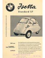 1957 BMW ISETTA LEAFLET ENGELS