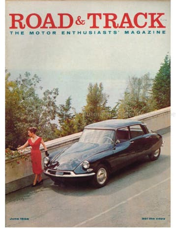 1958 ROAD AND TRACK MAGAZINE JUNI ENGELS, Nieuw