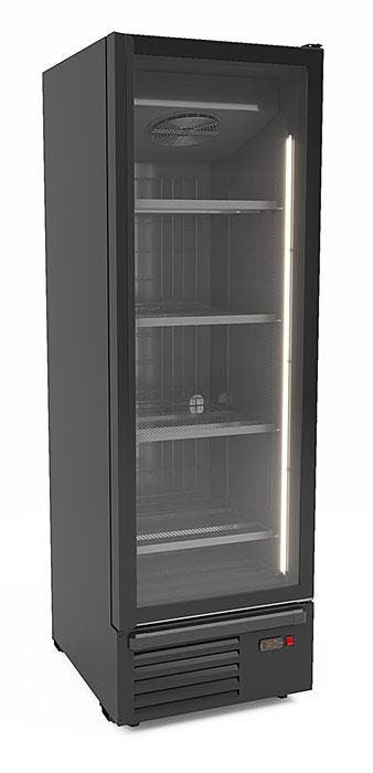 Vrieskast 1 Glasdeur Zwart 500L, Verzenden, Nieuw in verpakking, Koelen en Vriezen