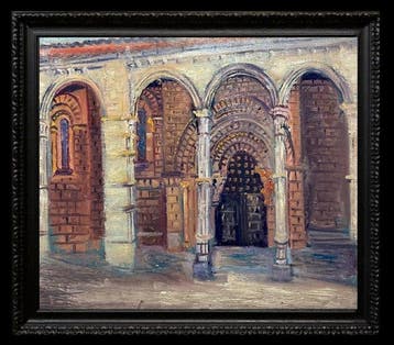 École Espagnole (c. 1930) - Les Archées Romanes de lÉglise