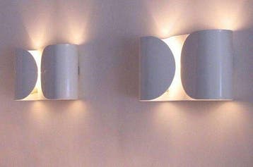 Flos - Tobia Scarpa - Lamp (2) - Wit geverfd metaal