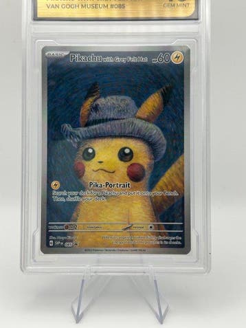 Pokémon - 1 Graded card - Pikachu 085 First edition, Promo, Hobby en Vrije tijd, Verzamelkaartspellen | Pokémon, Nieuw