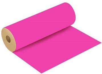 Bloemenpapier cadeaupapierkraftpapier hot pink rol 50 cm x 3