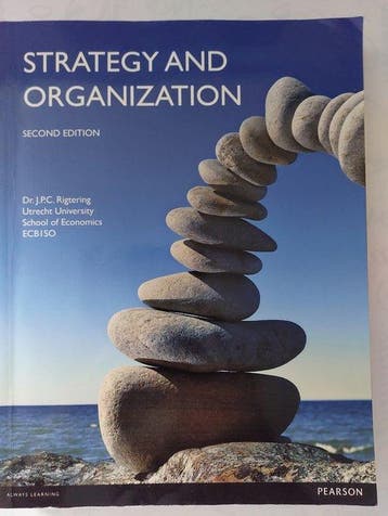 Strategy and Organization, 2nd Custom Edition 9781784487126, Boeken, Verzenden, Gelezen, J.P.C. Rigtering