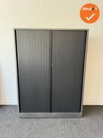 Roldeurkast - B-keuze - Ahrend - 160x120x45 - Antraciet met, Werkplek, Ophalen of Verzenden, Gebruikt, Kast