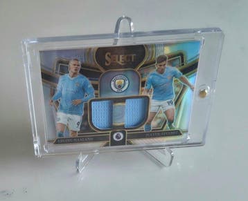 2023/24 Panini Select Erling Haaland, Julián Álvarez DS-EJ