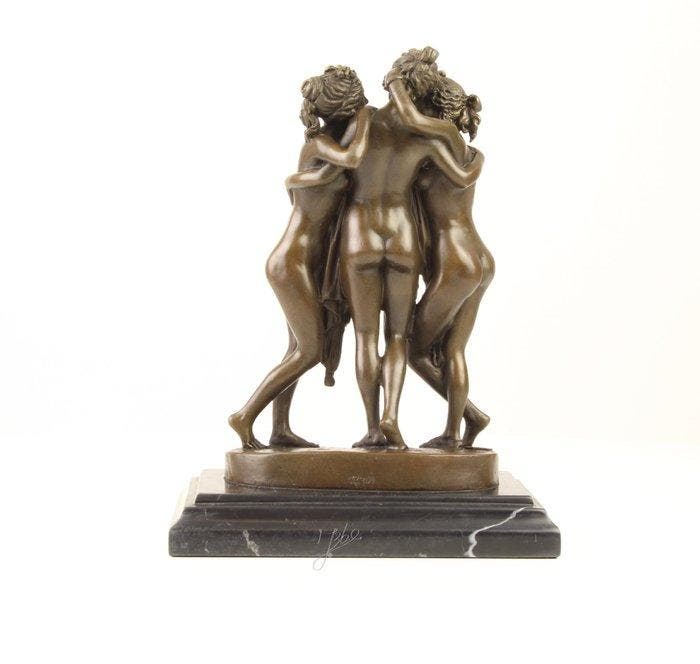 Beeld, Exclusief beeld: de Drie Gratiën (Les Trois Grâces) -, Antiek en Kunst, Kunst | Designobjecten