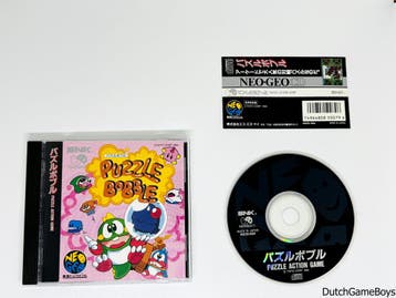 Neo Geo CD - Puzzle Bobble + Spine - Japan, Cd's en Dvd's, Verzenden, Gebruikt