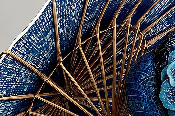 NYX - L’Élégance de Porcelaine – L’Ombrelle Bleue, Antiquités & Art, Art | Objets design