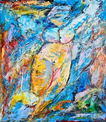 Jovan Srijemac (1962) - The woman runs - XXL