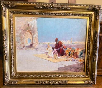 Oscar Ricciardi (1864-1935) - Harem all’aperto