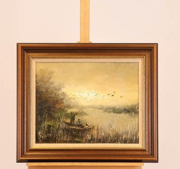 Peter Brouwer (1935-2010) - Eendenjacht