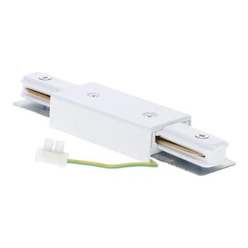 1-FASE RAIL | I-CONNECTOR | MIDDENVOEDING | WIT, Verzenden, Nieuw