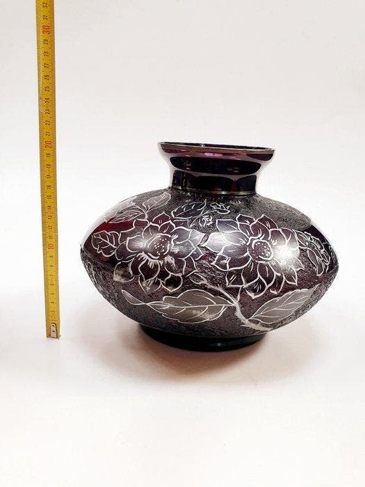 Verrerie de la Belle Etoile - DArgyl - Grande taille - Vaas, Antiek en Kunst, Antiek | Glaswerk en Kristal