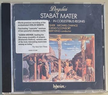 Giovanni Battista Pergolesi - Gillian Fisher, Michael Chance, Cd's en Dvd's, Verzenden, Gebruikt