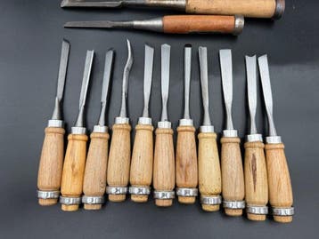 Outil de travail Vintage - Outils de sculpture japonais