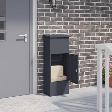 vidaXL Pakket Inwerpkoker Antraciet 44,5 x 29 x 110,5 cm, Verzenden
