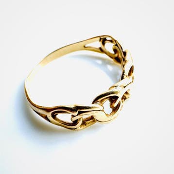 Zonder minimumprijs - Ring - 18 karaat Geel goud, Nieuw