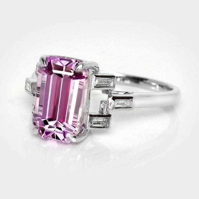 Sans prix de réserve - Bague - 14 carats Or blanc, HRD 4,45, Bijoux, Sacs & Beauté, Bagues