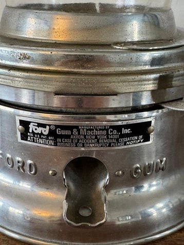Ford Gum - Dispenser - Glas - Snoepautomaat