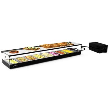 Tapasvitrine | LOGIC | Zwart | 8x 1/3 GN | +2°C/+6°C |, Verzenden, Nieuw in verpakking