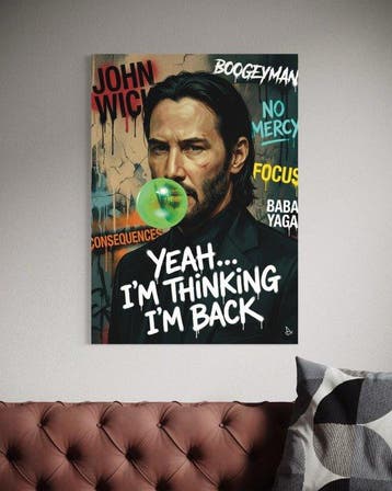 Andrea Di Martino ANDSAL 1991 - John Wick Bubblegum Street, Nieuw