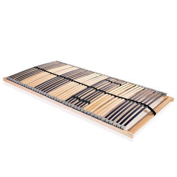 vidaXL Lattenbodem met 42 latten 7 zones 120x200 cm, Verzenden