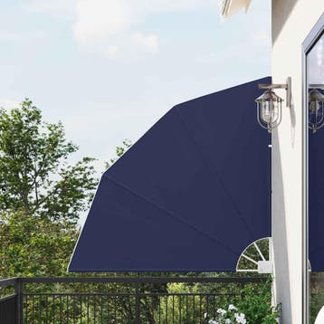vidaXL Balkon Privacy Scherm 140 x 140 cm Polyester, Verzenden, Nieuw