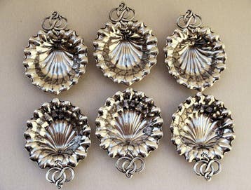 Rare Gorham Sterling Silver - Card Holders / Bonbon Dishes
