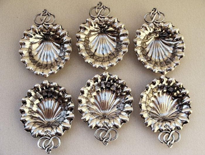 Rare Gorham Sterling Silver - Card Holders / Bonbon Dishes, Antiquités & Art, Antiquités | Argent & Or