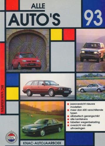 ALLE AUTOS 93 9789060138878 Kempen, Boeken, Verzenden, Zo goed als nieuw, Kempen