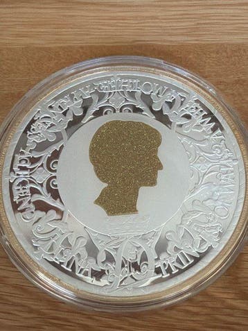 Wereld. Medal ND Ultragigant Prinzessin Diana - 376g (Zonder