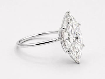 Sans prix de réserve - Bague de fiançailles - 14 carats Or