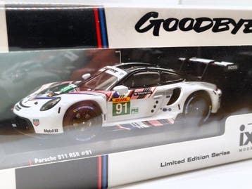 IXO 1:43 - Modelauto - Porsche 911 RSR Goodbye #91 -, Nieuw