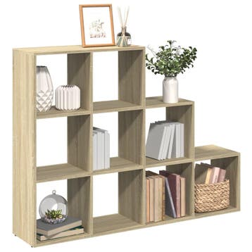 vidaXL Kamerscherm / boekenkast 137,5x29x103,5 cm hout, Verzenden, Nieuw