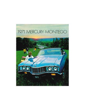 1971 MERCURY MONTEGO BROCHURE ENGELS, Nieuw