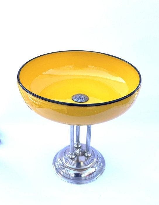 Loetz - Schaal - Centre piece - Tango glas, Antiquités & Art, Art | Objets design