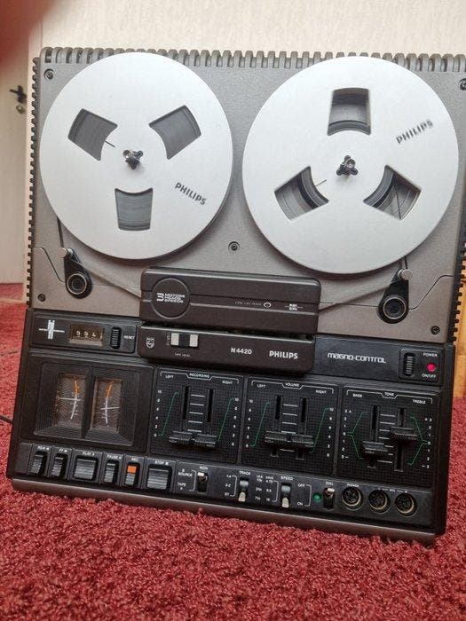 Philips - N4420 Pont de bobine à bobine 18 cm, TV, Hi-fi & Vidéo, Radios