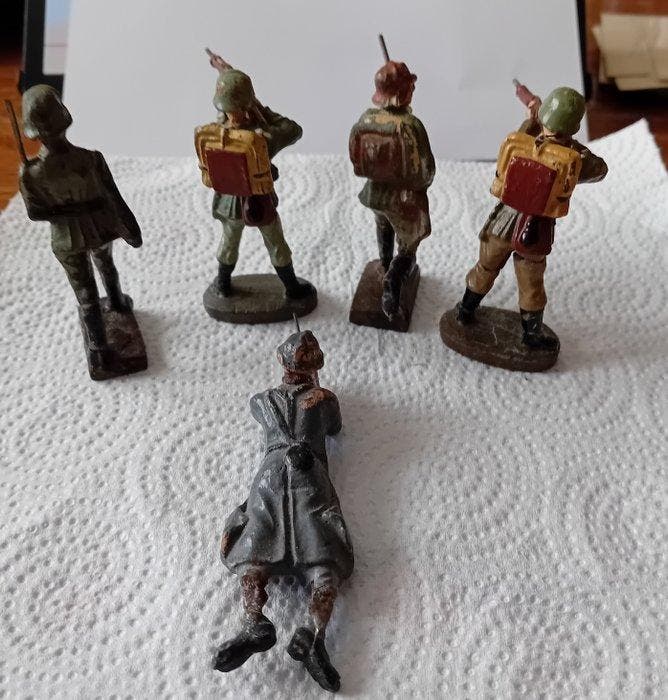 Elastolin - Figuur (5) - Composiet, Kinderen en Baby's, Speelgoed | Overig