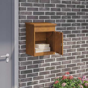 vidaXL Pakket Inwerpkoker Roestig 47,5 x 38 x 59 cm weervast, Verzenden