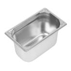 GN-Bak | RVS | 1/4 GN | Hoogte 150mm | 265x162x150(h)mm, Articles professionnels, Verzenden